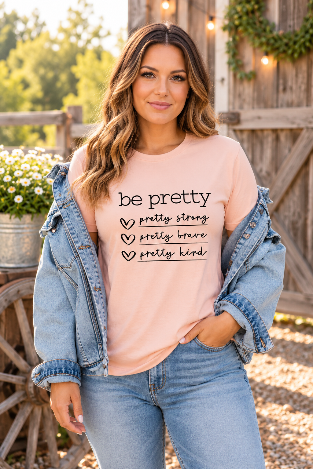 Be Pretty, Pretty Strong, Pretty Brave, Pretty Kind Tee