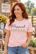 Blessed Mama Pink T-shirt