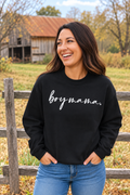 Boy Mama Black Sweatshirt