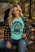 Camping Is My Happy Place Tee