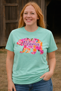 Mama Floral Bear T-Shirt