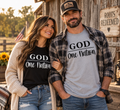 God • One Nation — Heather Gray Tee
