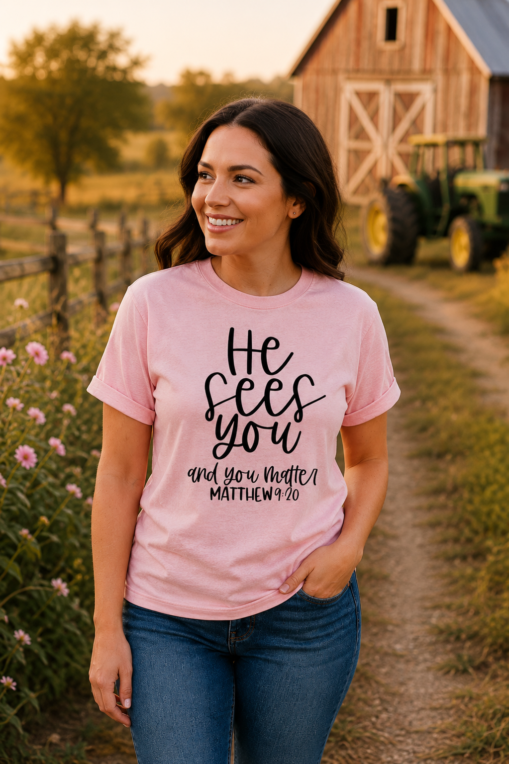 He Sees You Tee – Matthew 9:20