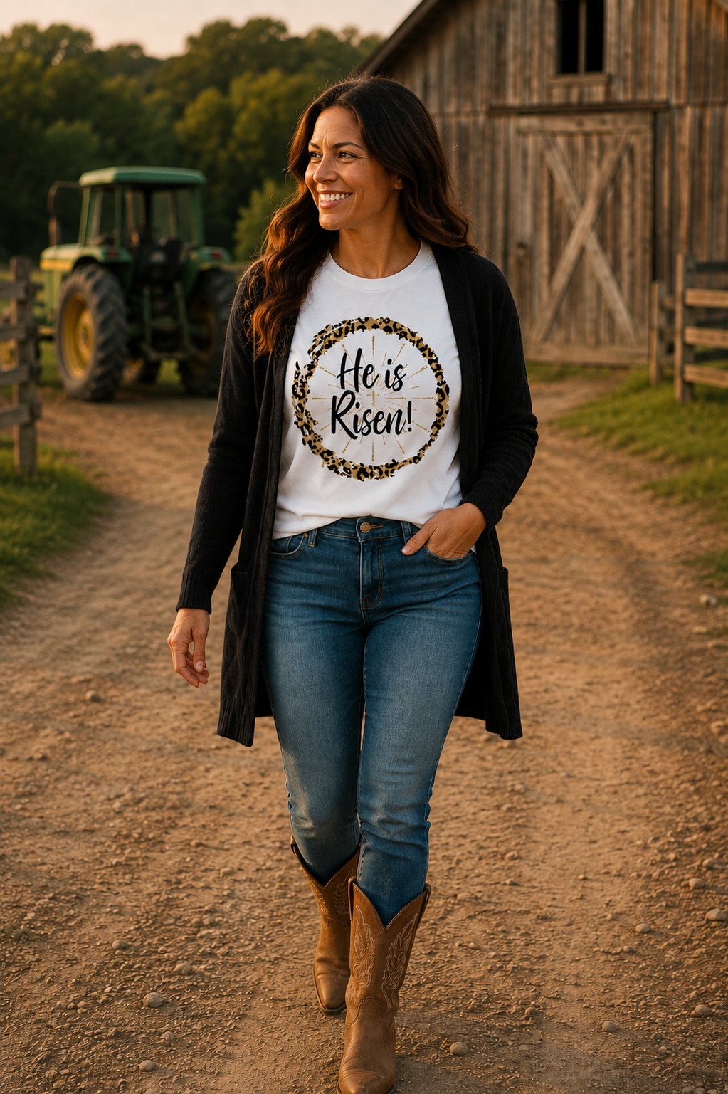 He Is Risen Tee