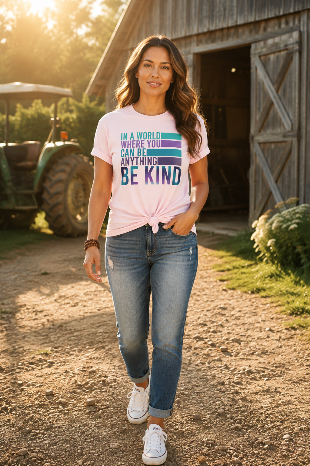 In a World Where You Can Be Anything, Be Kind Tee