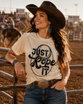 Just Rope It Western Tee