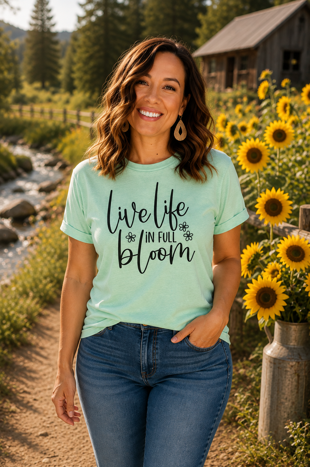 Live Life in Full Bloom Tee