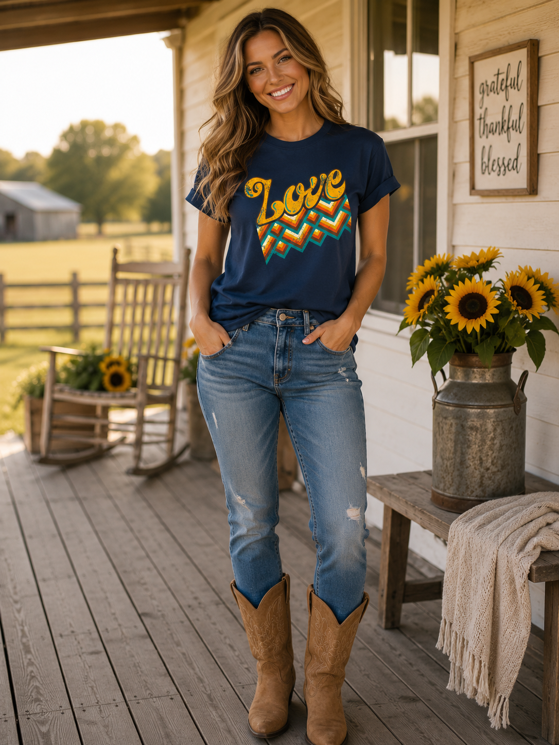 Love Retro Tee