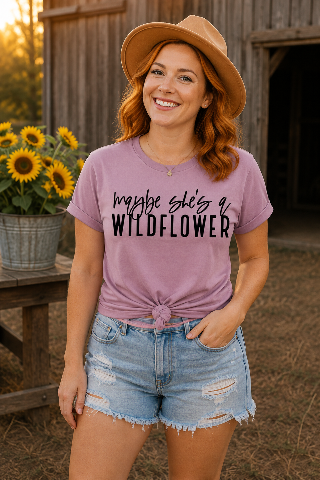 Maybe She’s a Wildflower Tee