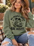 My People Skills Are Rusty — Sage Green Sweatshirt
