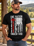 One Nation Under God — Black Tee