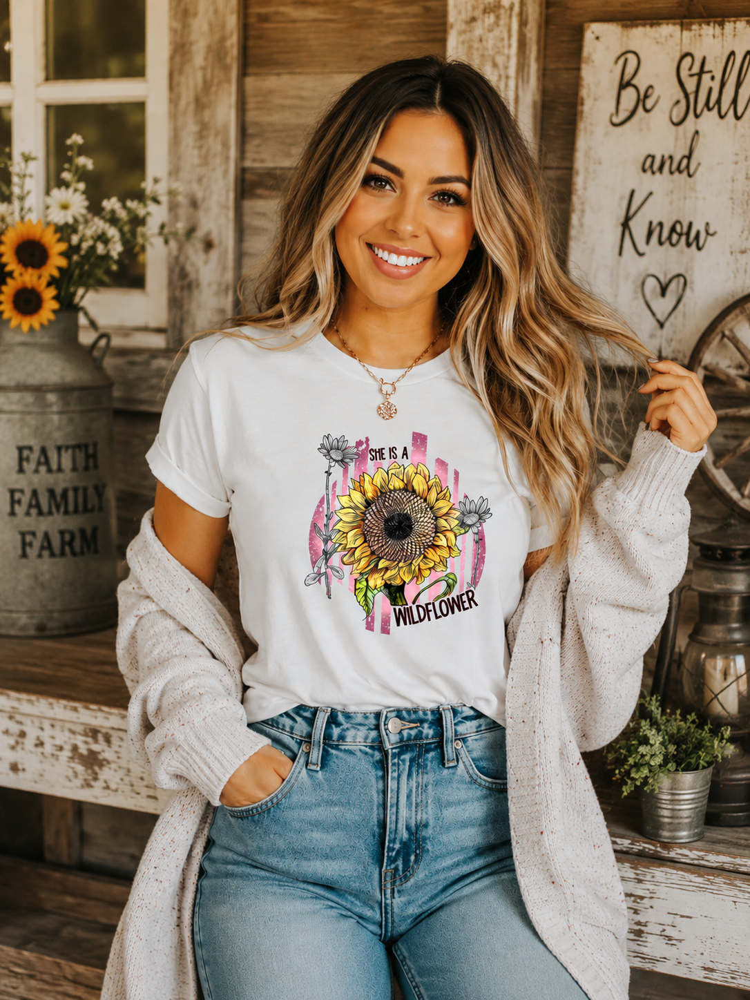 She Is a Wildflower Tee