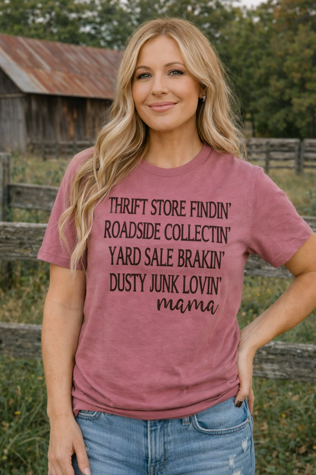 Thrift Store Findin Mama T-Shirt