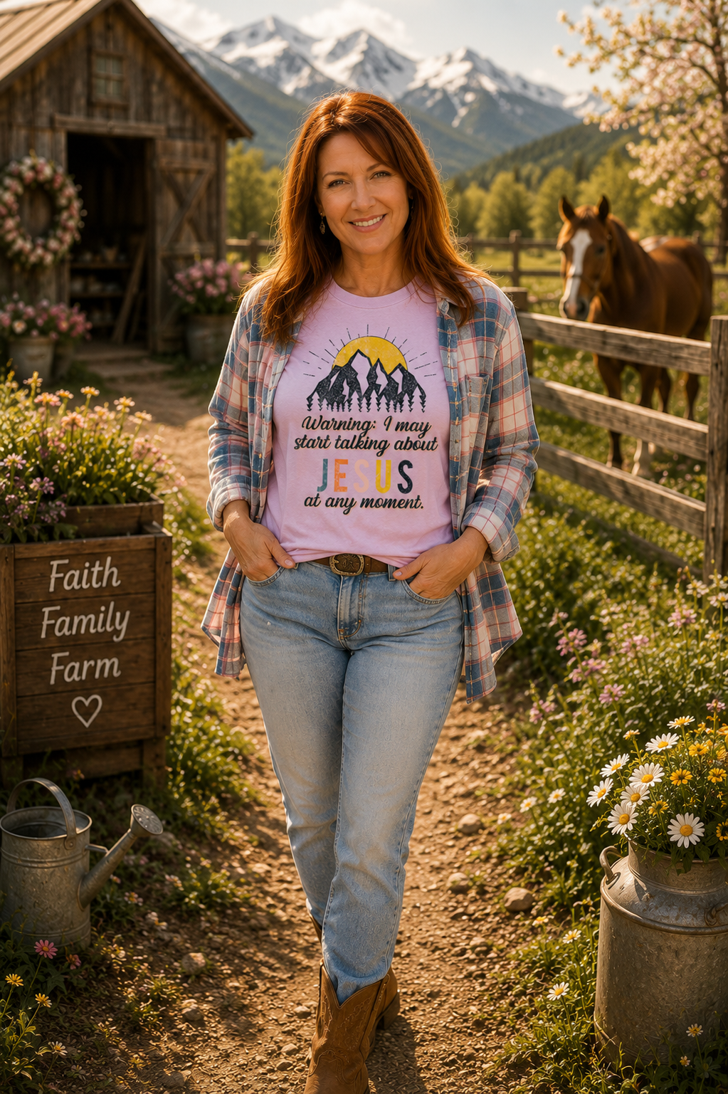 Warning: I May Start Talking About Jesus Tee