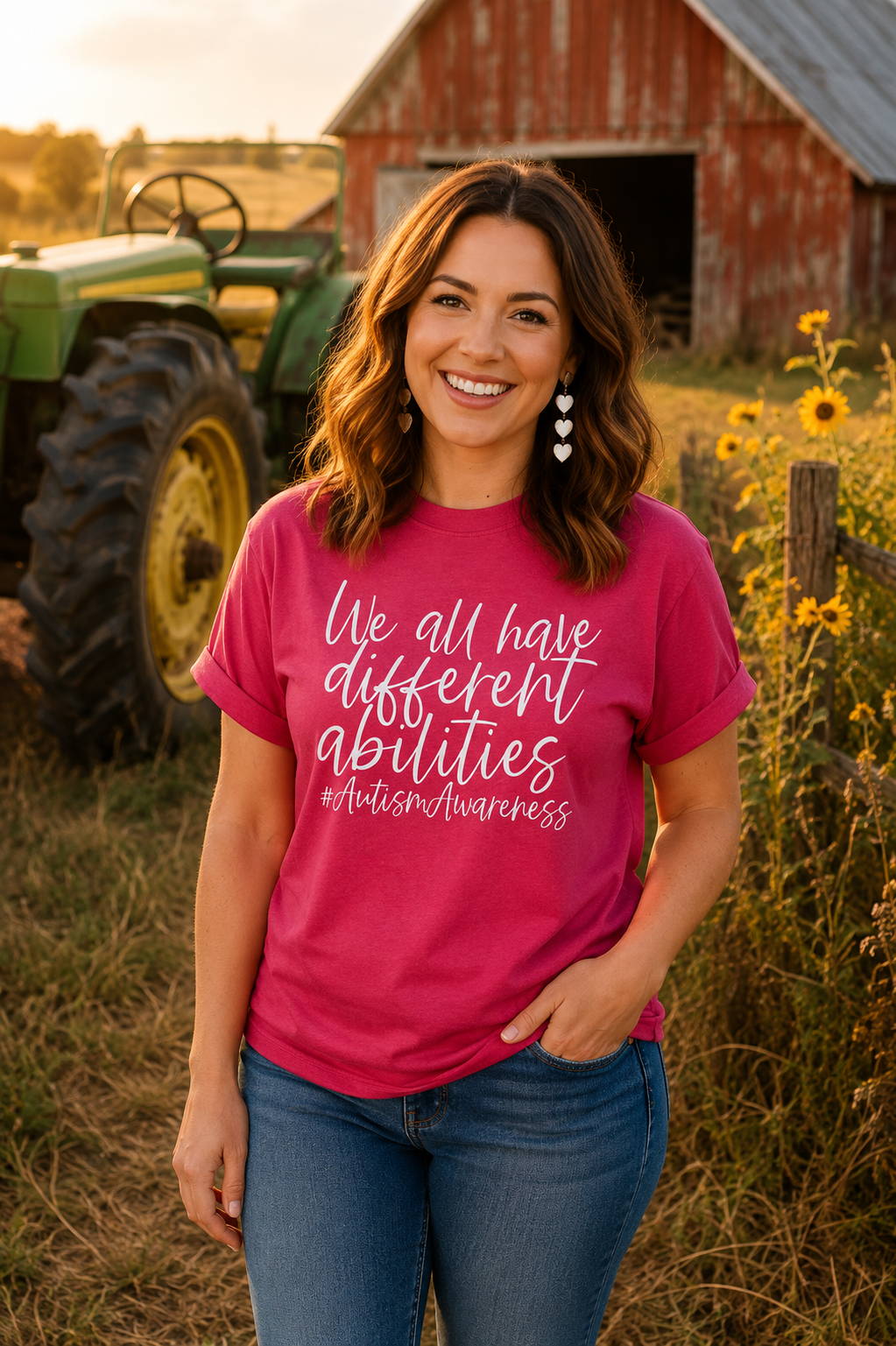 We All Have Different Abilities – Autism Awareness Tee